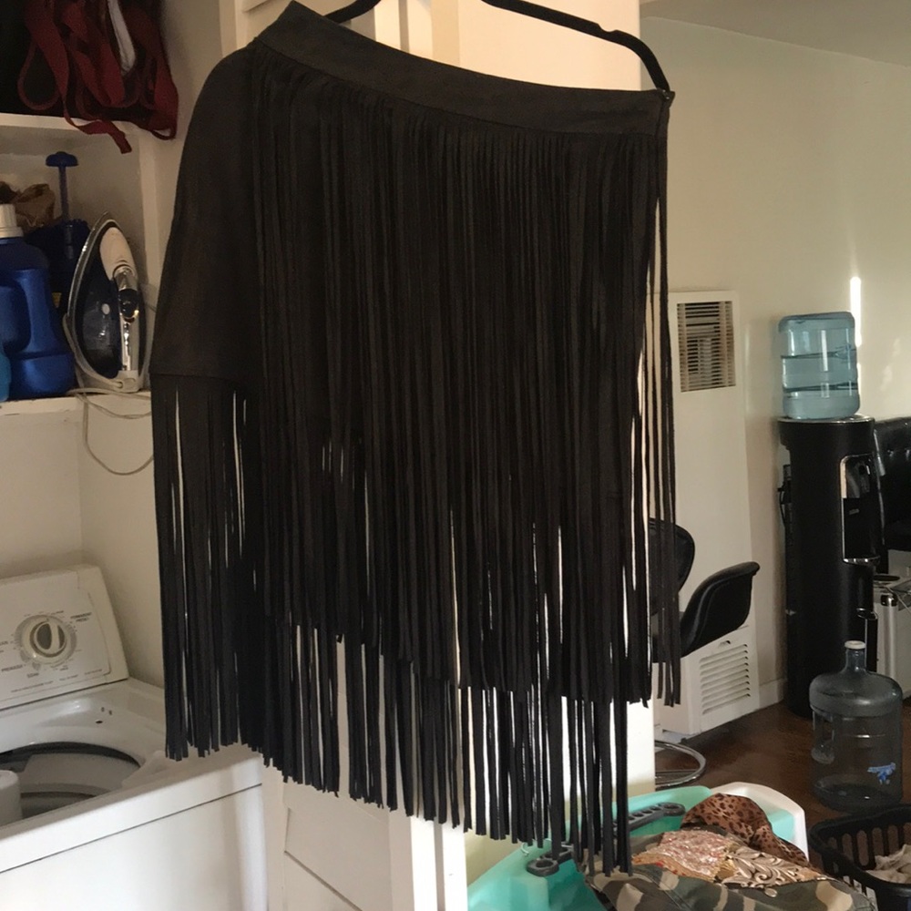 Fringe skirt